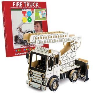 Todo Fire Truck 3D Boyanabilir Maket Ft6004