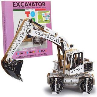 Todo Excavator 3D Boyanabilir Maket Ex6019