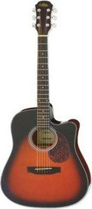 Aria ADW-01CE BS Cutaway Elektro Akustik Gitar