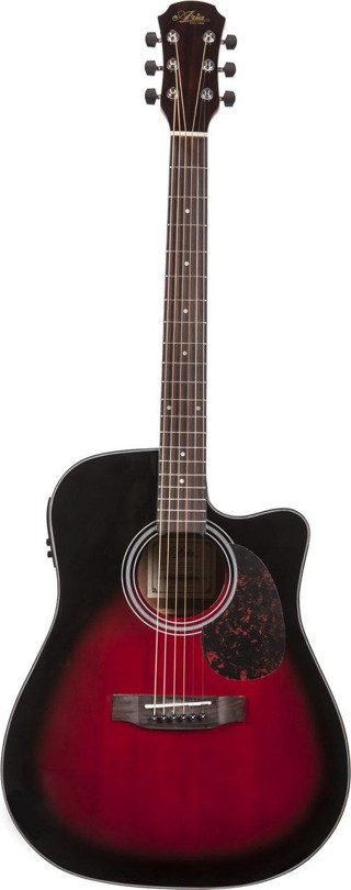 Aria ADW01CERS Cutaway Elektro Akustik Gitar