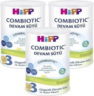 Hipp Organik Combiotic Bebek Sütü 3 Numara 350 gr 3 Adet