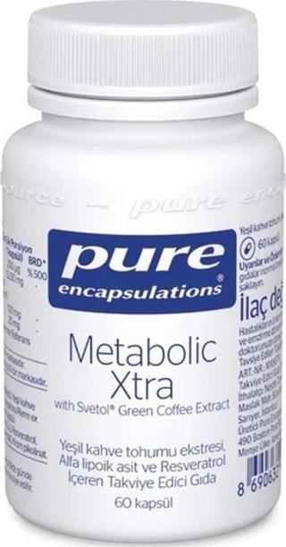 Pure Encapsulations Metabolic Xtra 60 Kapsül