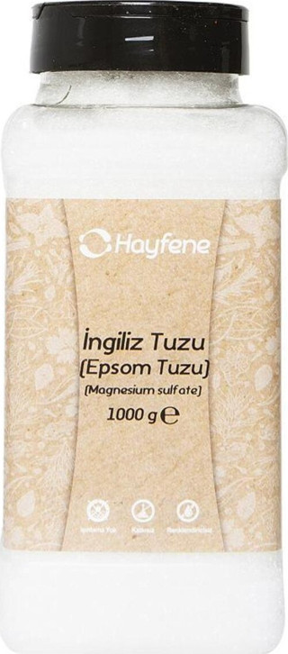 Hayfene İngiliz Tuzu ( Epsom Tuzu ) 1000 Gr