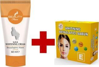 Beauty Face Beyazlaştırıcı Krem 60ml + Beyazlaştırıcı Sabun 90gr.