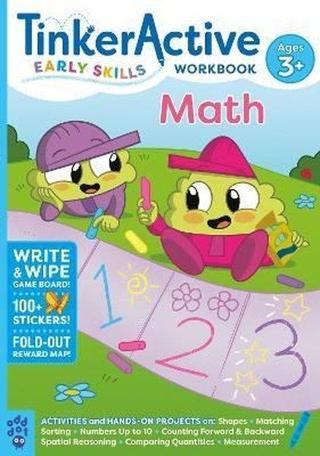 TinkerActive Early Skills Math Workbook Ages 3+ - Nathalie Le Du - ODD DOT