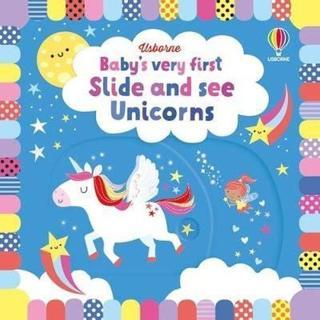 Baby's Very First Slide and See Unicorns - Fiona Watt - Usborne
