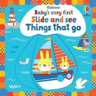 Baby's Very First Slide and See Things That Go - Fiona Watt - Usborne