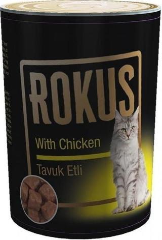 Rokus Tavuklu Kedi Konservesi 410 Gr 24 Adet