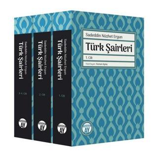 Türk Şairleri Seti - 4  Kitap Takım - Kutulu - Sadeddin Nüzhet Ergun - Büyüyenay Yayınları