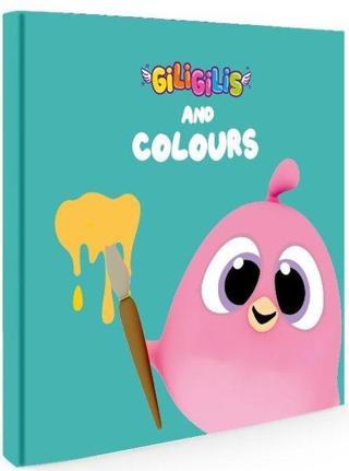 Giligilis and Colours - İngilizce Eğitici Mini Karton Kitap Serisi - Kolektif  - Artenino Yayıncılık