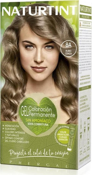 Naturtint 8A Kül Sarısı Doğal Saç Boyası 170ML