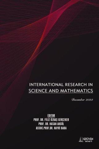 International Research in Science and Mathematics - December 2022 - Kolektif  - Serüven Kitabevi