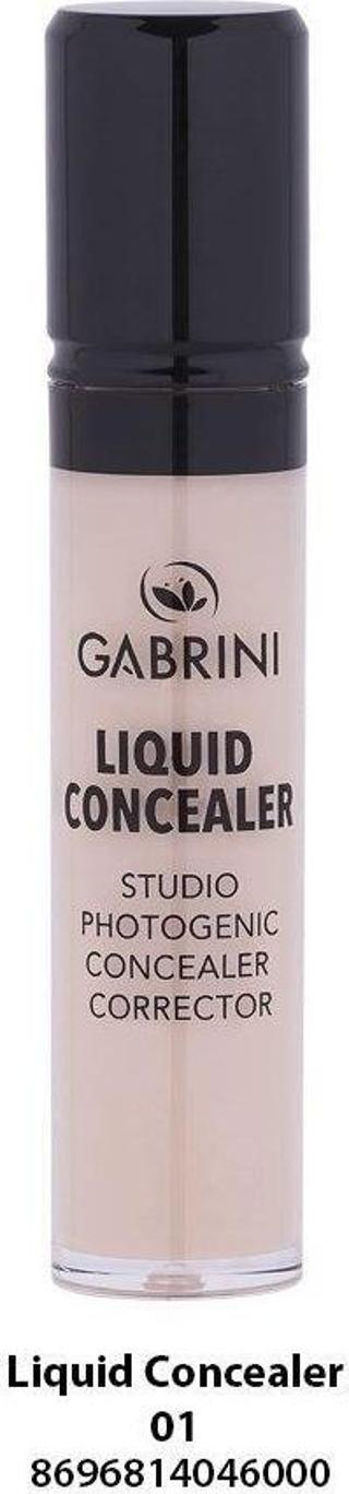 Gabrini Likit Concealer Fırçalı  Kapatıcı 01