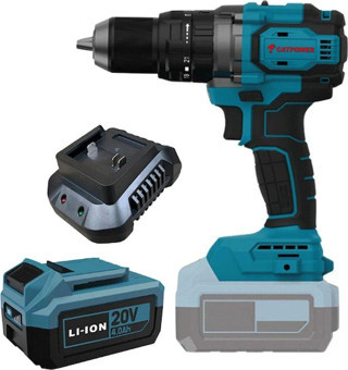 Catpower 4212 Akülü Darbeli Vidalama Kömürsüz 70 Nm 13 Mm 20 V 2.0 Ah Akü