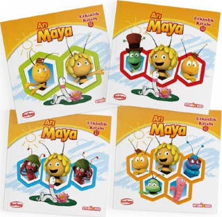 Arı Maya - Etkinlik Kitapları Seti - 4 Kitap Takım - Burhan Yayıncılık