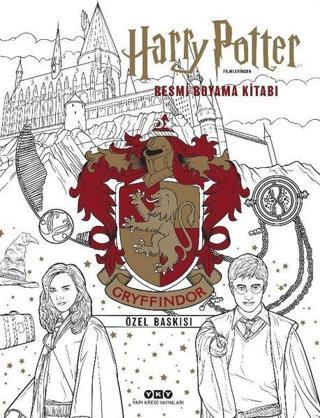 Harry Potter Filmlerinden Resmi Boyama Kitabı - Gryffindor Özel Baskısı - Kolektif  - Yapı Kredi Yayınları