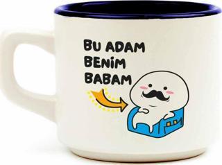 Bu Adam Benim Babam Beyaz Venüs Kupa - Hediye Seramik Kupa