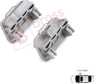 Bross Otomotiv Ford Focus MK1 Jaguar S X-Type Lincoln LS 1142894 İçin Elektrikli Ön Sağ Cam Kriko Tamir Klipsi
