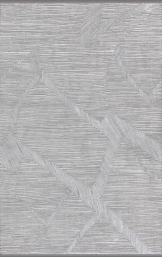 Merinos Halı Kesme Recycle Koleksiyonu 38446 095 Gri