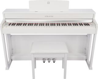 STRAUSS STP-320S WH PİYANO BEYAZ