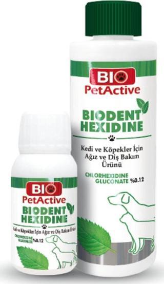 Bio PetActive Biodent Hexidine Kedi Ve Köpekler Için Ağız Bakım Ürünü 250 ml