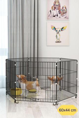 ARSPOLO Katlanır Metal Köpek Oyun Alanı , Evcil Hayvan Oyun Eğitim Alanı , Köpek Çiti , Tavşan Çiti 60x44 Cm