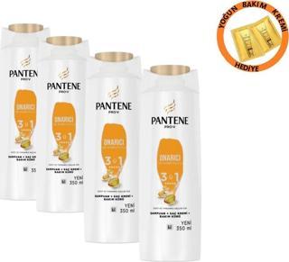 Pantene Onarıcı Bakım 3ü1arada Şampuan 4x350ml (HEDİYELİ)