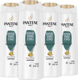 Pantene Şampuan Pro-v Kepeğe Karşı Etkili 350 Ml X 4