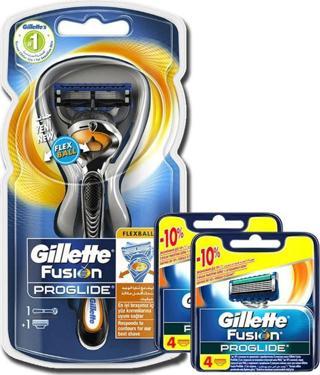 Gillette Fusion Proglide Flexball 1Up Tıraş Makinesi + 8