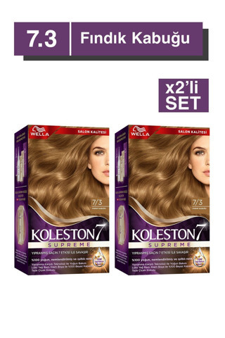 Wella Koleston Supreme Kit 7/3 Fındık Kabuğu *18 x2'li Set