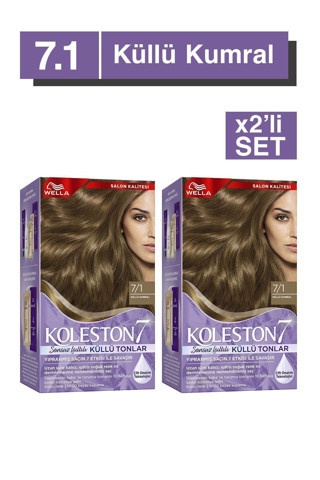 Wella Koleston Supreme Saç Boyası 7/1 Küllü Kumral x2'li