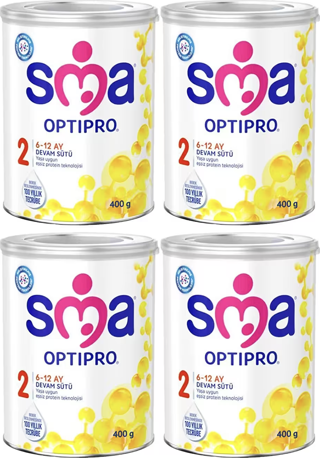 SMA Optipro 2 Probiyotik Devam Sütü 400 gr 4 Adet