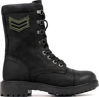 Hammer Jack Yıkama Nubuk Bot Siyah Kadın 18354-G