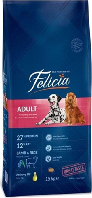 Felicia Kuzulu Yetişkin Köpek Maması 15 Kg