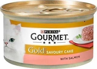 Gourmet Fileto Kıyılmış Somonlu Yetişkin Kedi Konservesi 85 Gr