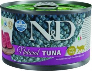 N&D Natural Tuna Balıklı Konserve Yaş Kedi Maması 140 gr