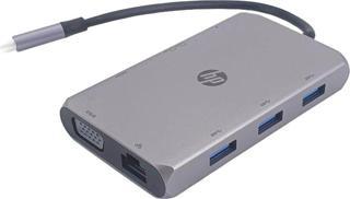 HP 4 in 1 Docking Station Type- C to 3*USB 3.0 – 1*RJ45(1000M)
