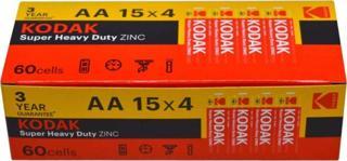 Kodak Heavy Duty Zınc Aa Kalem Pil 15x4=60 Adet (1 Kutu)