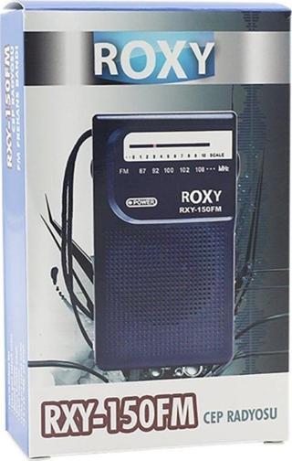 Roxy RXY-150 Cep Tipi Pil ile Çalışan Mini Fm Radyo - Deprem Çantası - Pilli RAdyo- Çoban RAdyosu