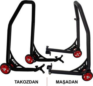 Gp Kompozit Arka Kaldırma Sehpası Siyah