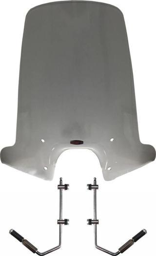 Gp Kompozit Vespa Primavera Universal Uyumlu Ön Tur Camı Füme 74 Cm