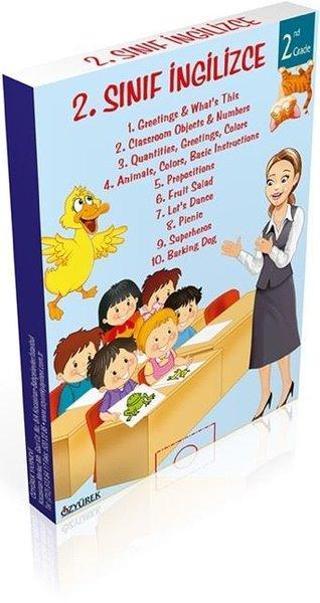 2. Sınıf İngilizce Seti - Renkli Resimlerle - 10 Kitap Takım - Sertaç Kahyaoğlu - Özyürek Yayınevi