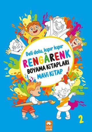 Rengarenk Boyama Kitapları - Mavi Kitap - Eksik Parça Yayınları