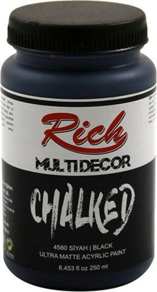 Rıch Chalked Akr. Boya 250 Cc 4576 İs Siyah