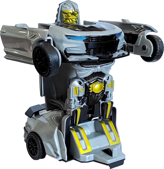 Asya Oyuncak Robota Dönüşen Araba Camaro 333-3 GRİ