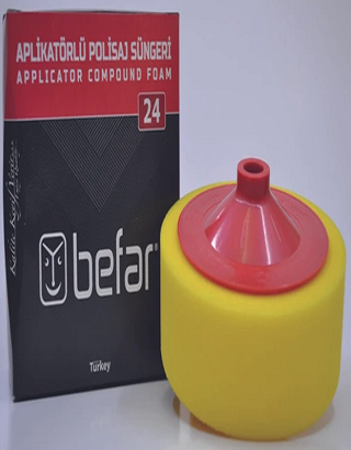 Befar Aplikatörlü Polisaj Süngeri Sarı 150X45Mm O24042