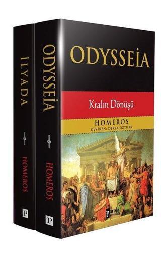 Homeros İlyada ve Odysseia Seti - 2 Kitap Takım - Homeros  - Parola Yayınları