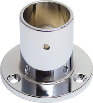 YUVARLAK UZUN ASKI FLANŞI VİDALI KROM Q 25 ( 2 ADET )