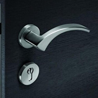 ÇEBİ 537 LENA KAPI KOLU KARE ROZET İNOX ROZETLİ WC (TK)