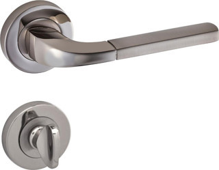 DOĞANLAR BERAT SATEN NİKEL ROZETLİ KAPI KOLU ROZETLİ WC (TK)